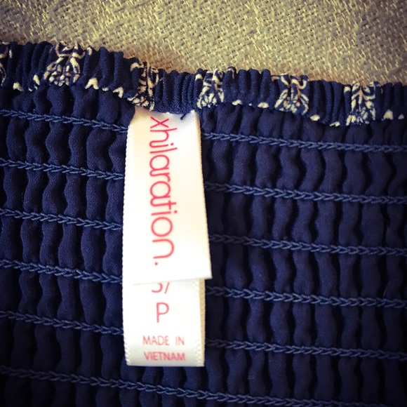 XHILARATION Navy flowy sleeveless dress - Picture 4 of 5